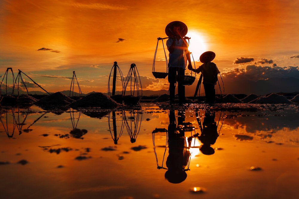 Соленые поля Хон Кхой.