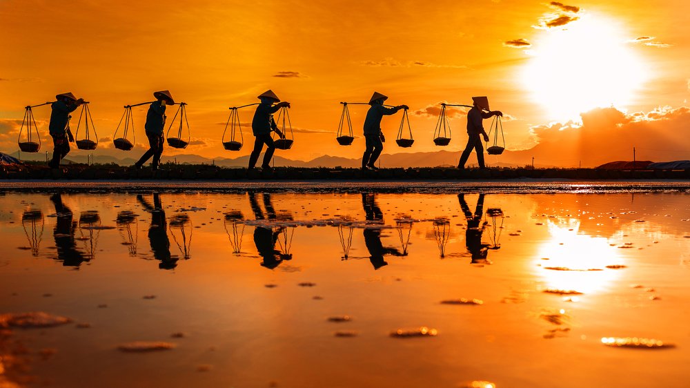 Соленые поля Хон Кхой.