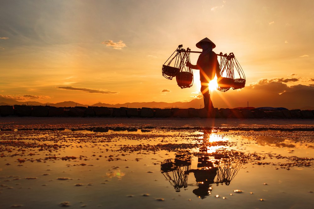 Соленые поля Хон Кхой.