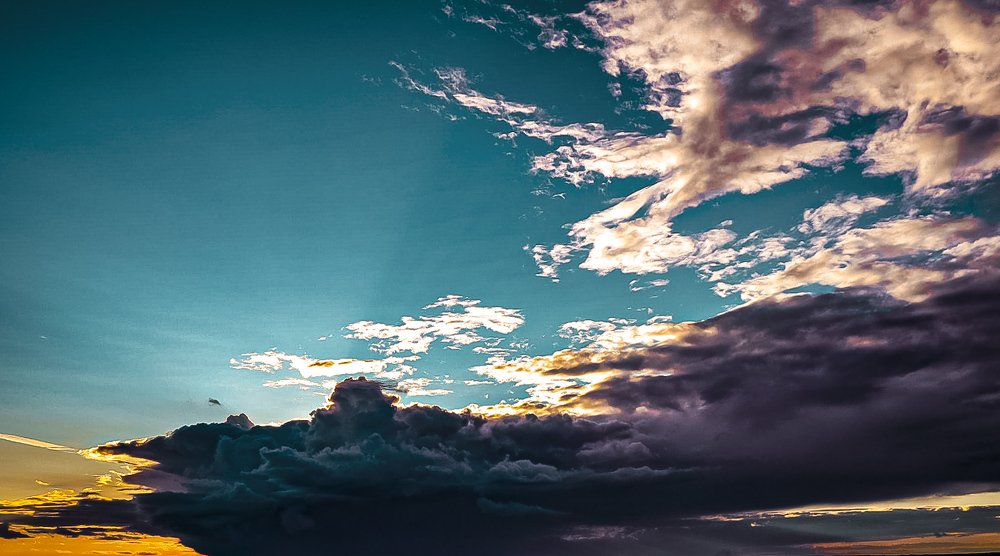 sky over Sheremetyevo airport