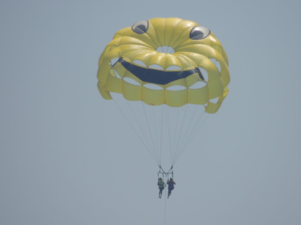 Полет на парашюте