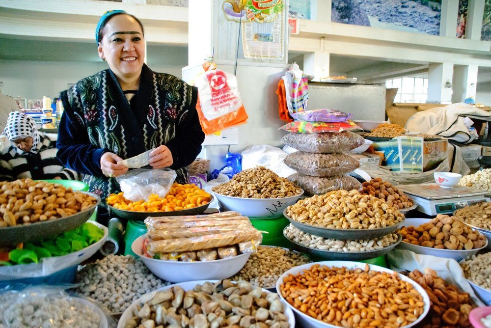 Рынок в Душанбе