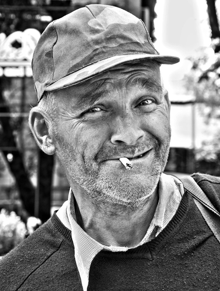 Уличный портрет.