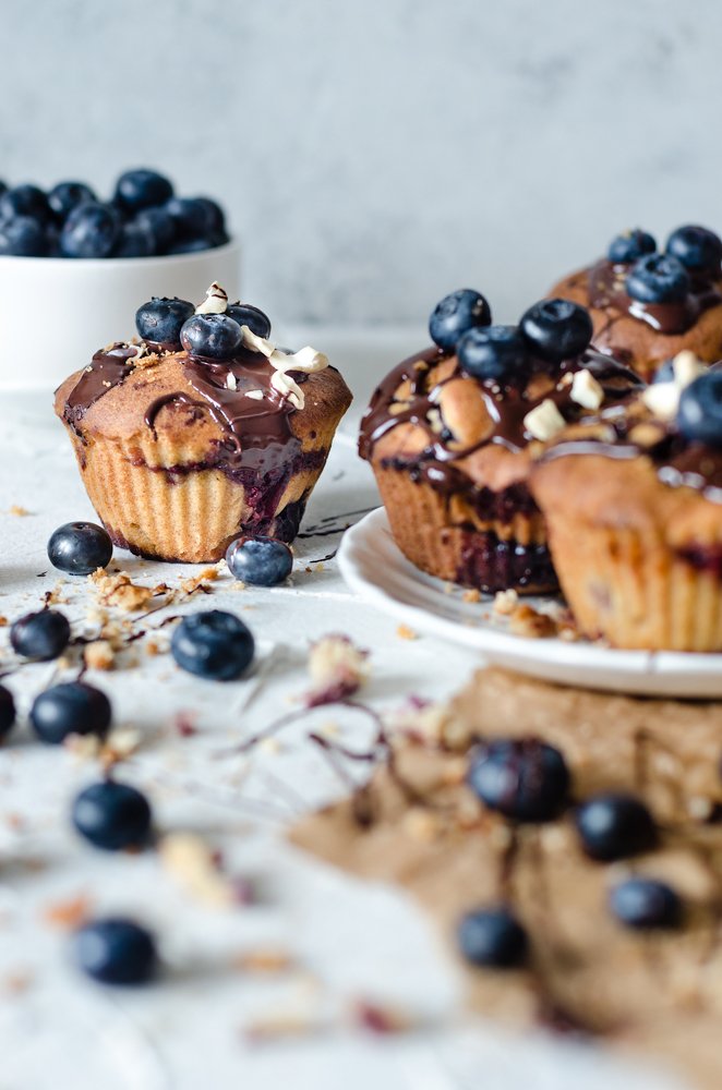 Маффины с голубикой