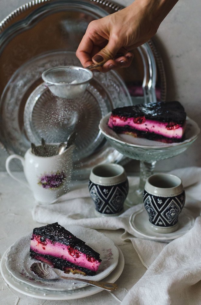 Фиолетовый пирог