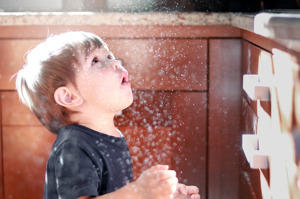Playing with flour