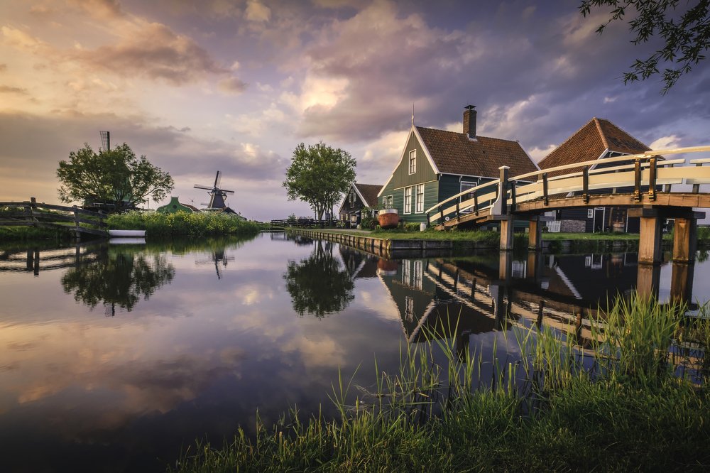 Деревенский закат