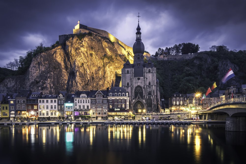 Закат в Динанте