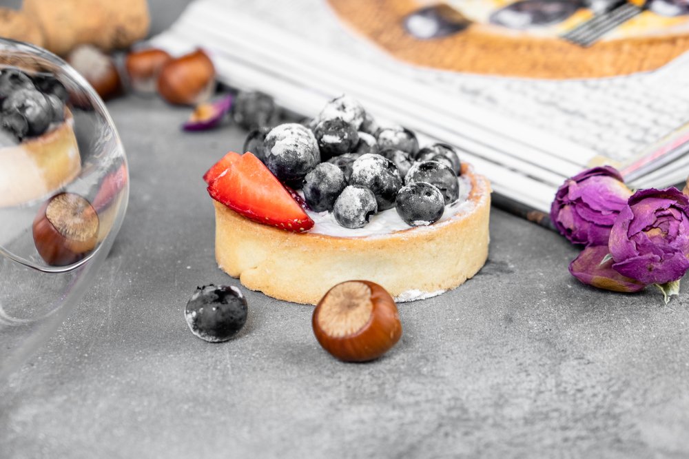 Черничный пирог