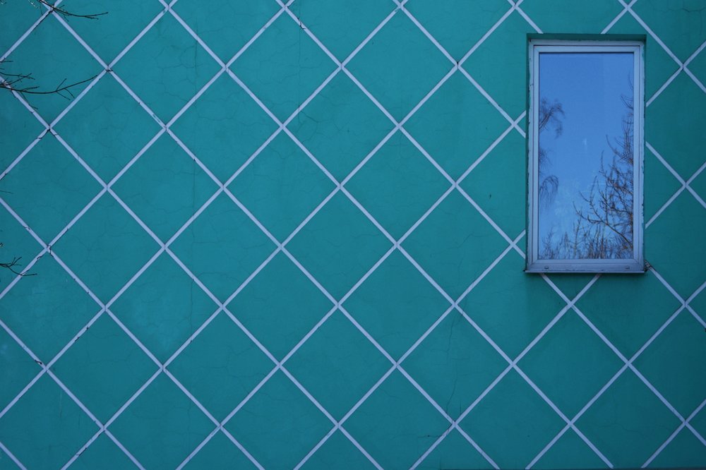 синяя плитка