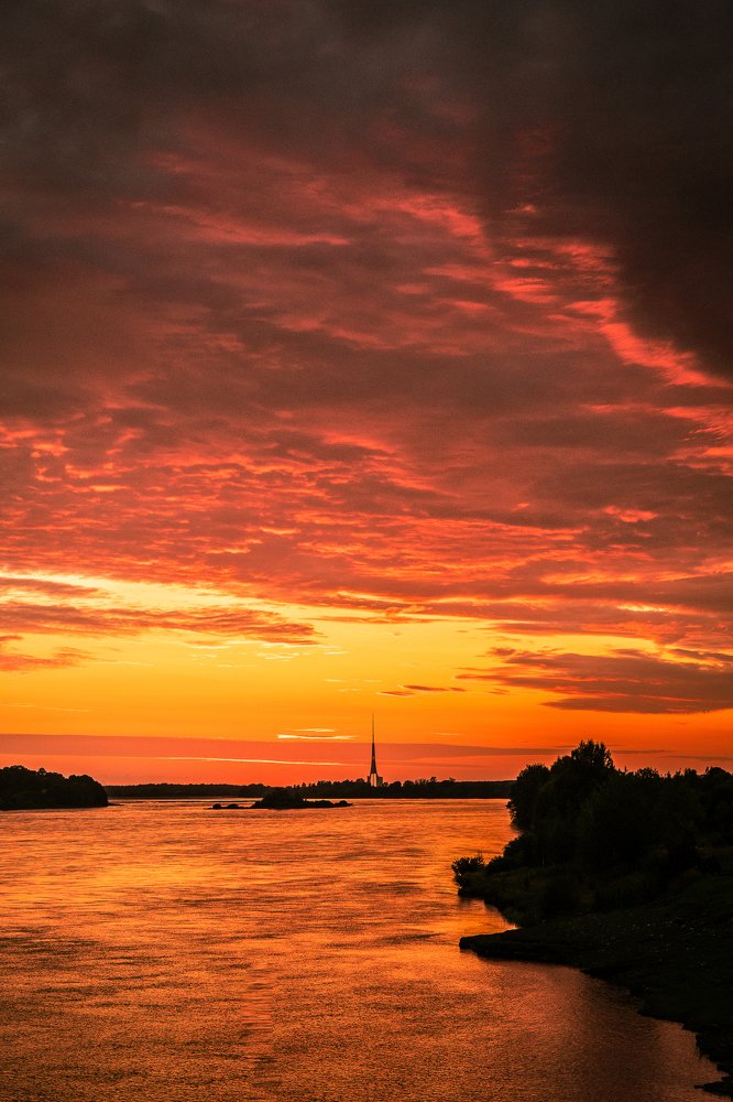 Оранжевый закат