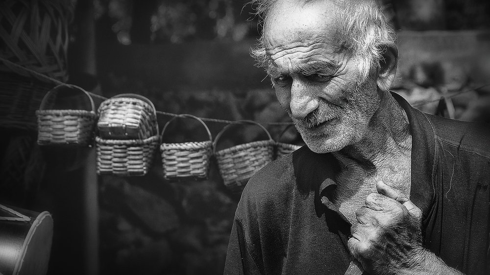 Торговец корзинами