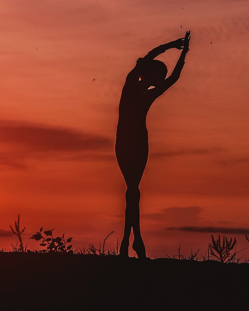 Закат на Амуре