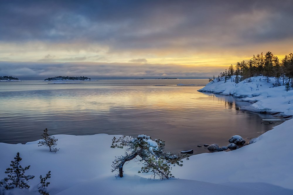 на закате дня