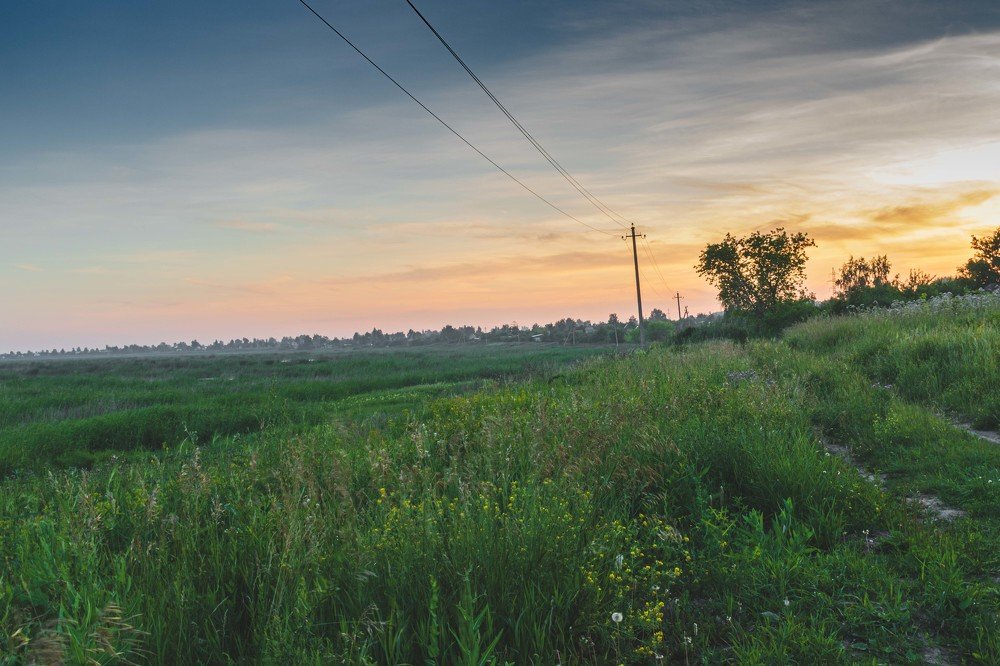 Закат. Пригород Петропавловска.