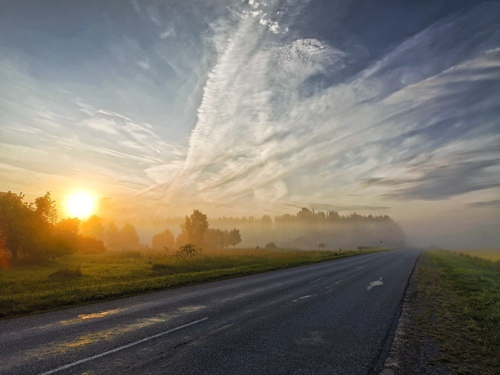 The magic of the sun in the sky