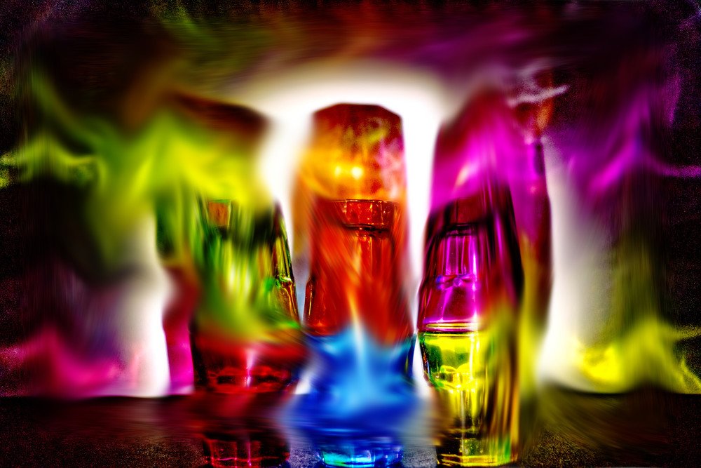 Coloured glasses