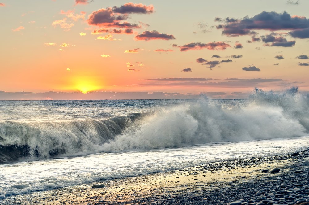 Шторм. Закат