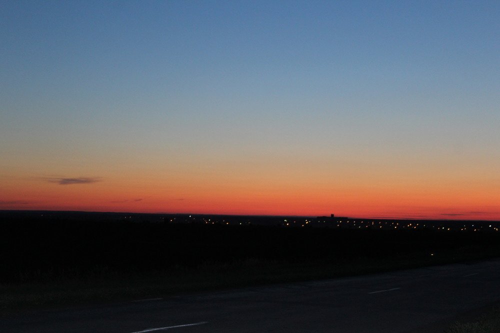 вечерний закат