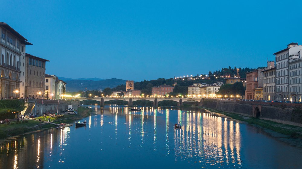 Флоренция, синий час