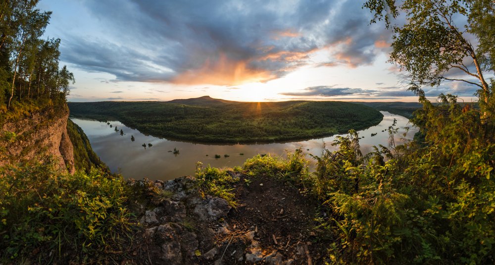 Река Вишера и Полюдов камень