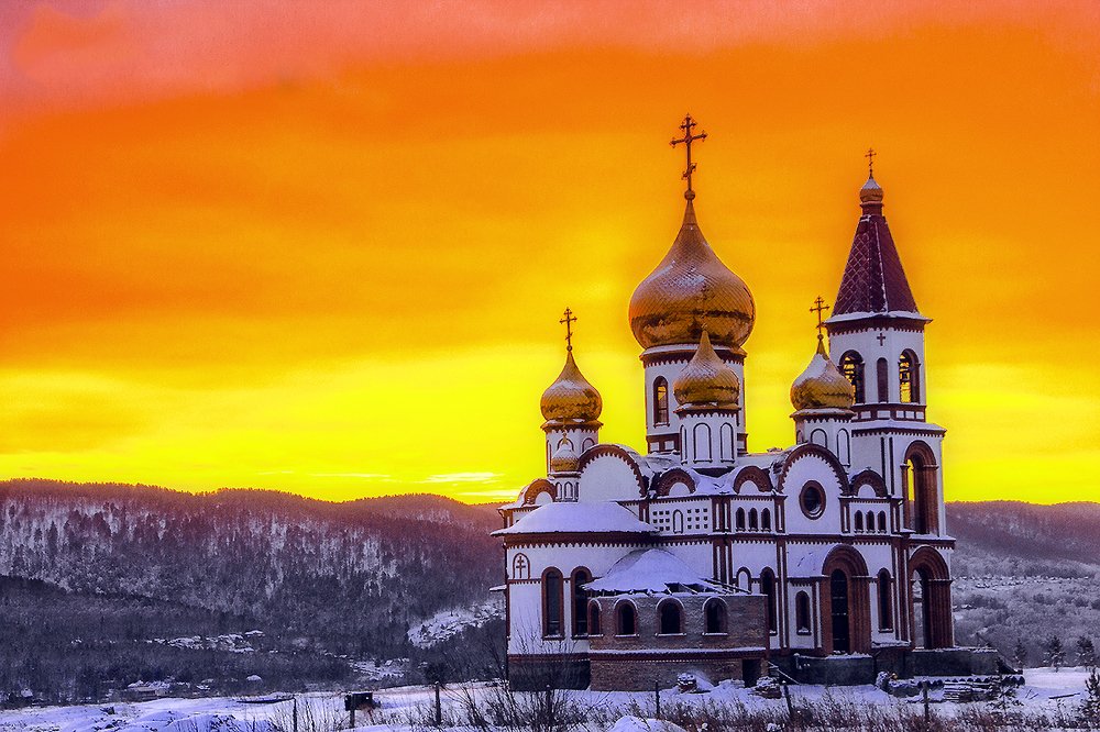 Золотой закат