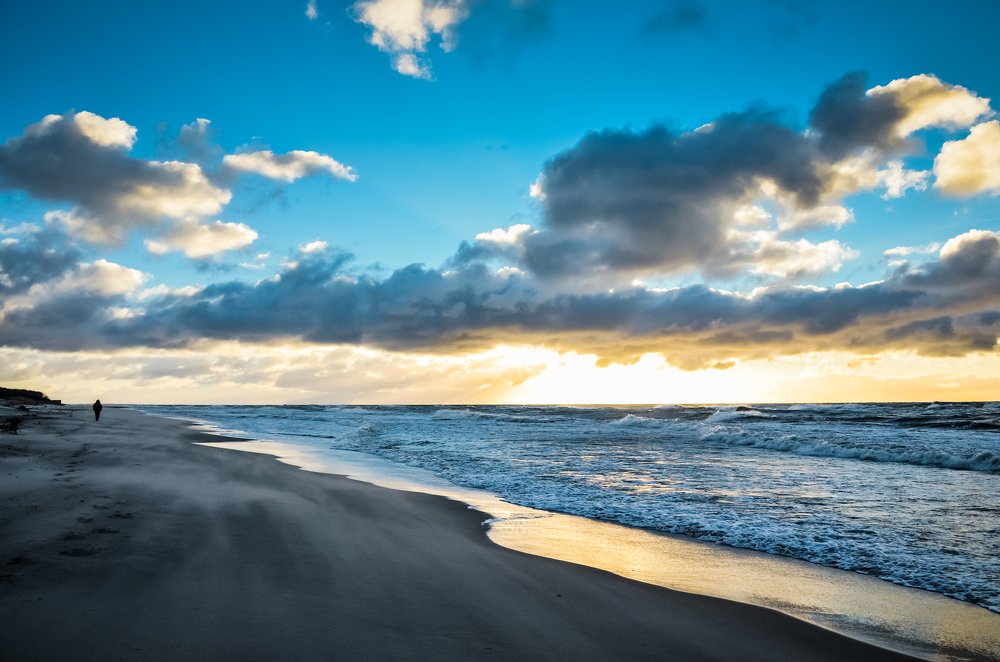 Балтика на закате