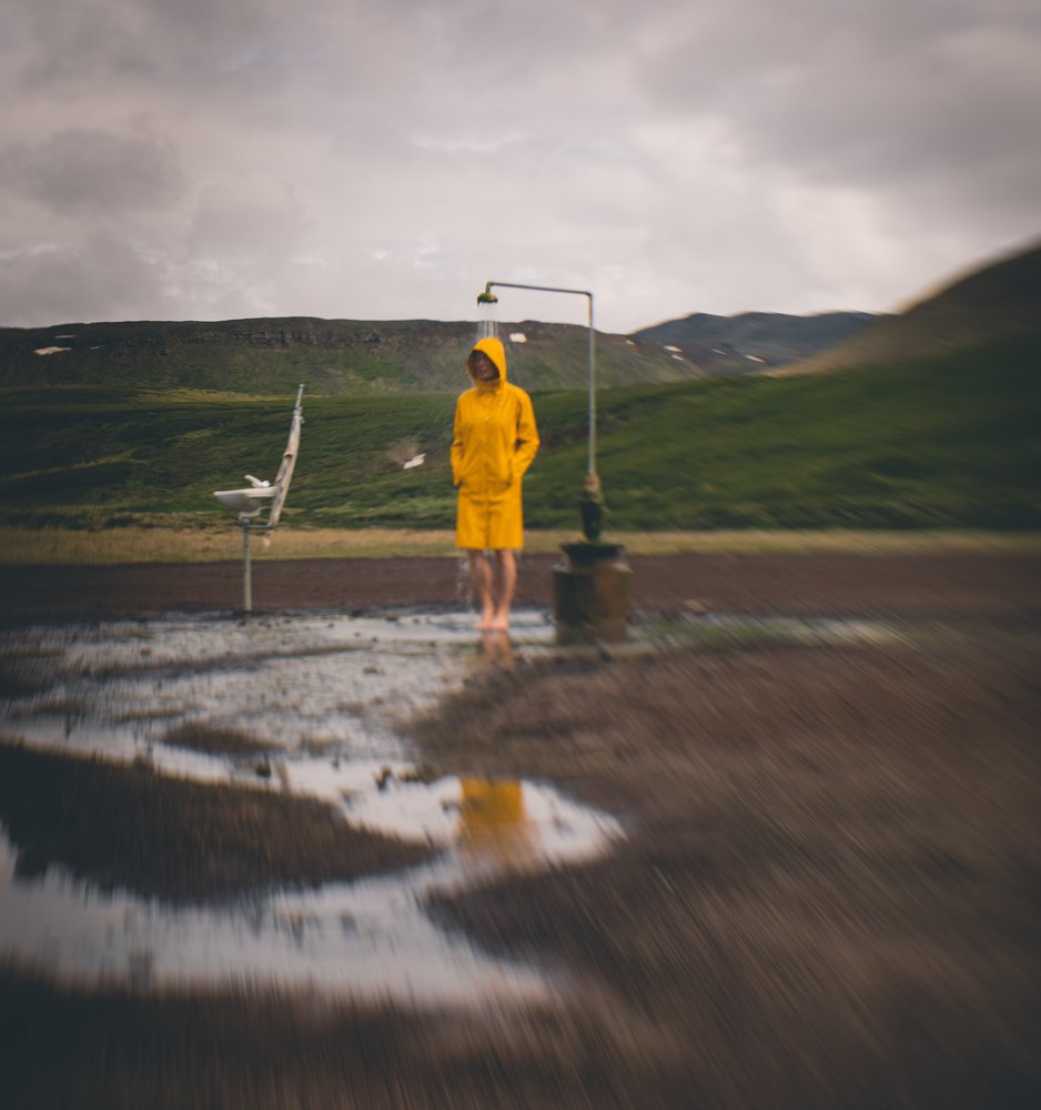 Icelandic shower..