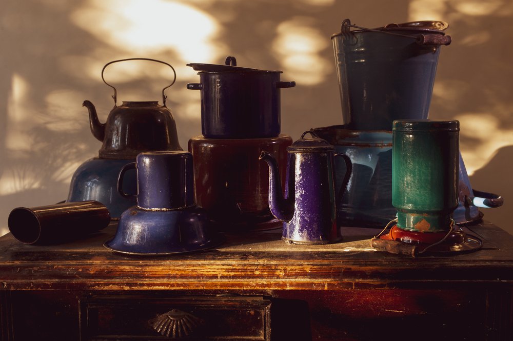 Эмалированный этюд с цветом  и светом №2