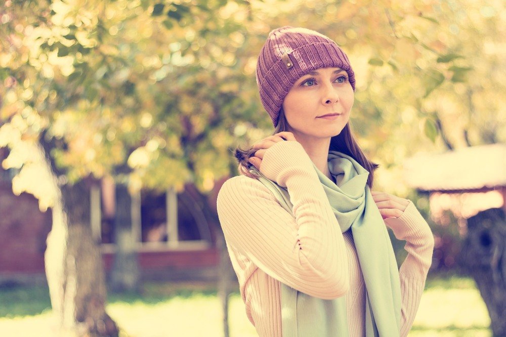 Женский портрет. В парке.