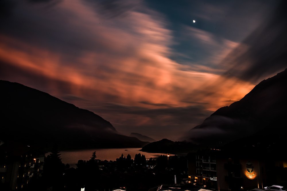 Atardecer en Molveno