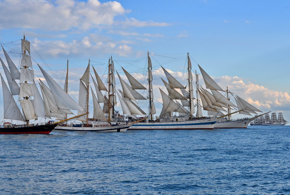 Паруса большой регаты