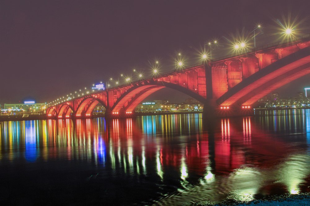 коммунальный мост в Красноярске