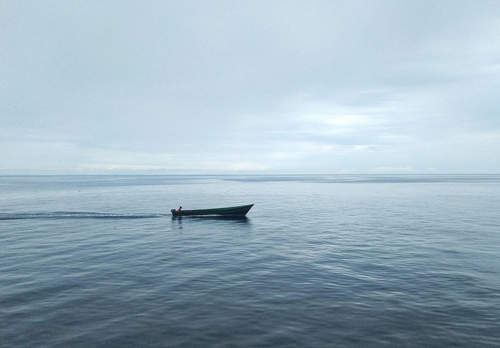 Boad on the Sea
