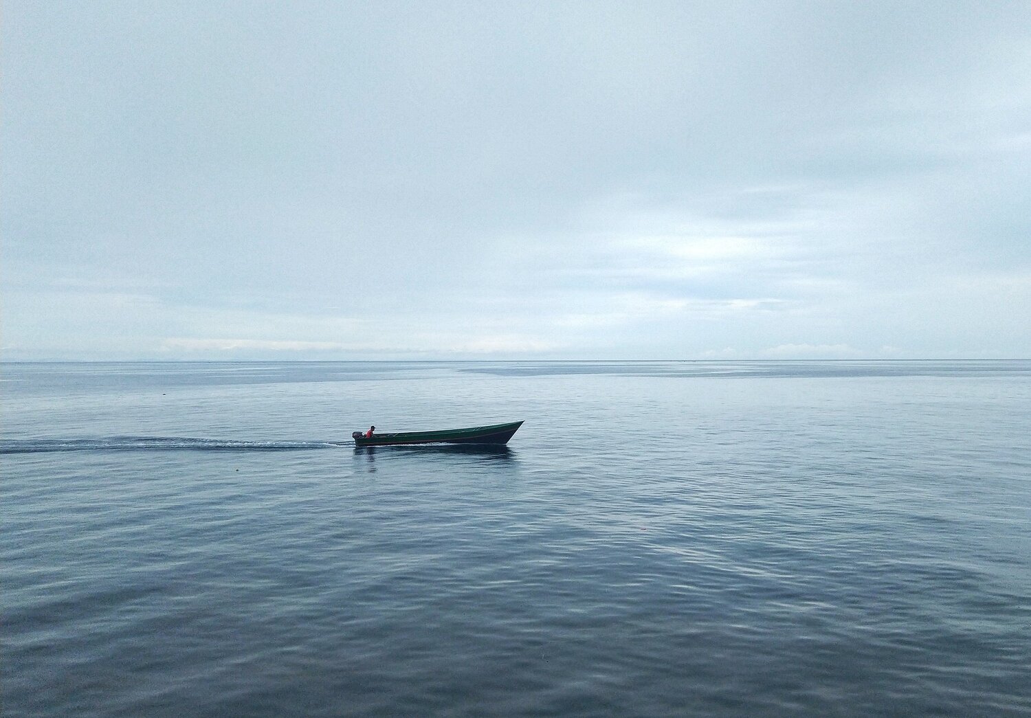 Boad on the Sea