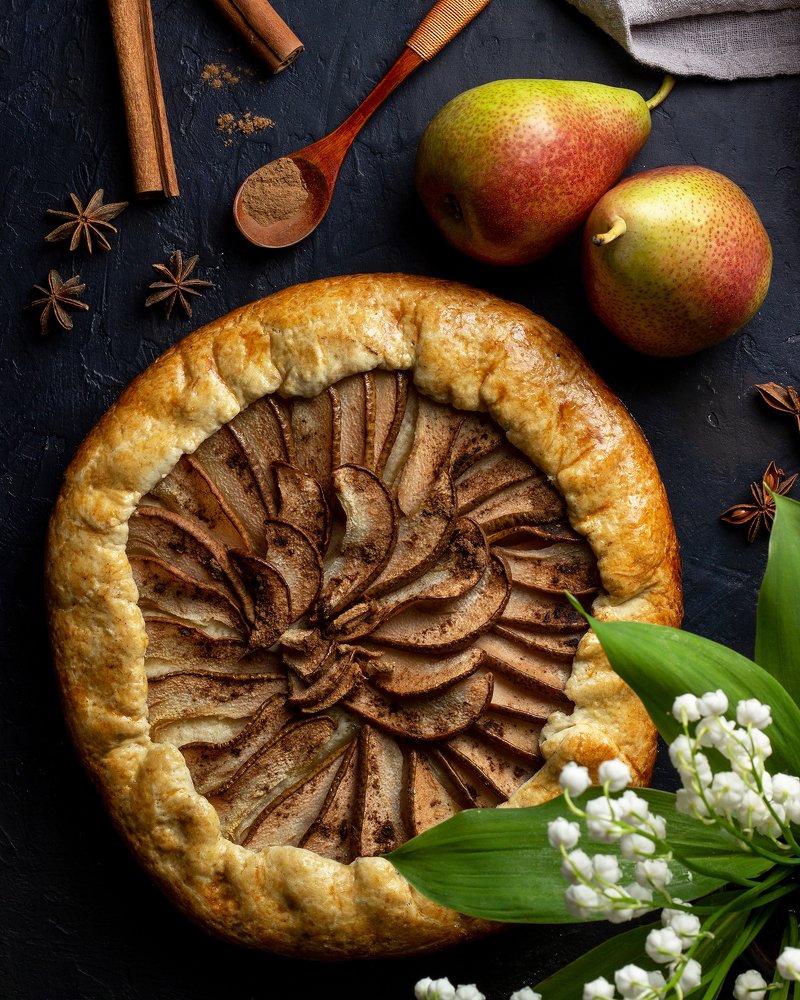 Грушевая галета