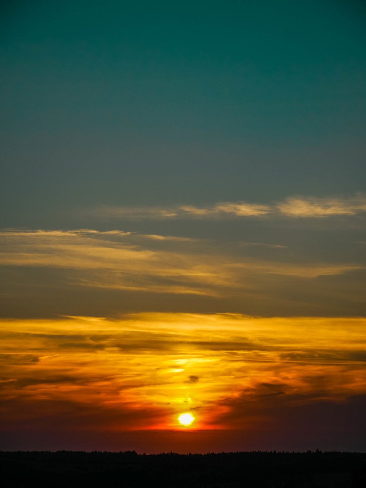 Закат в Подмосковье