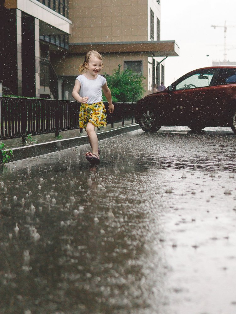 Забег под дождем