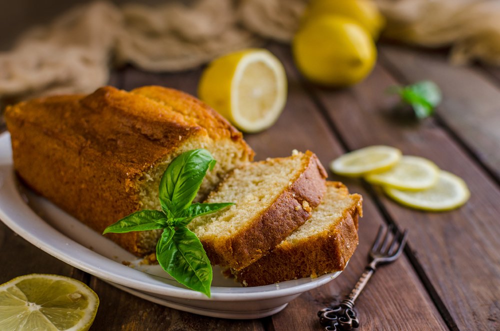 Вкусный кекс с лимоном
