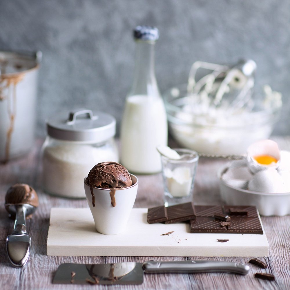 Шоколадное мороженое