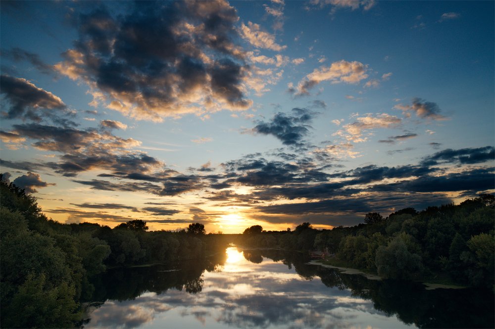 Сейм на закате
