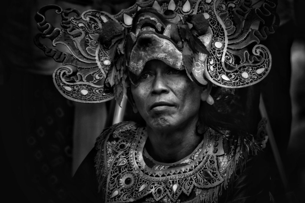 The Old Wayang Wong Dancer