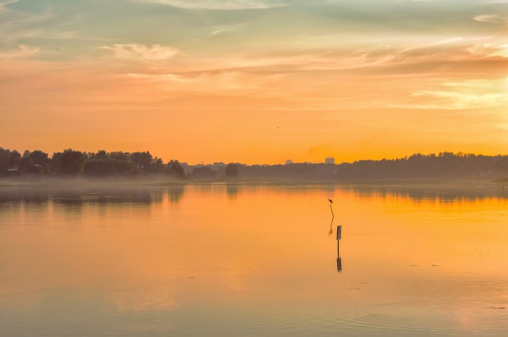 тихий вечер на Клязьме