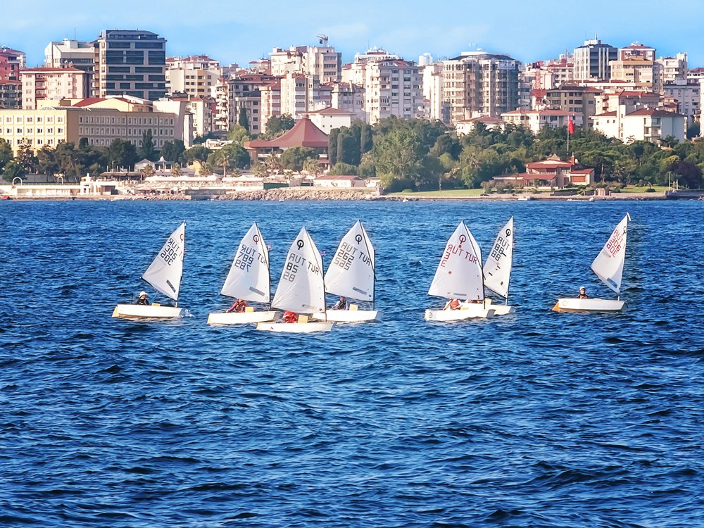 Белые кораблики