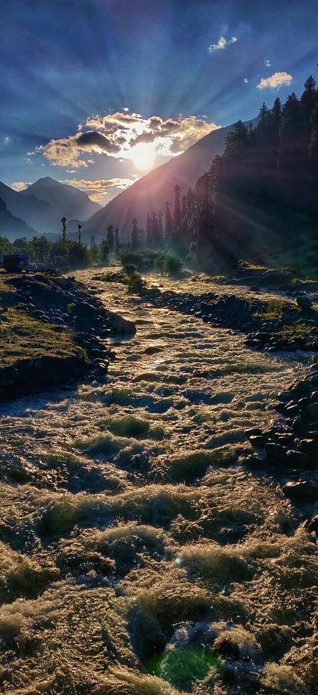 Sunrise in the Himalayas