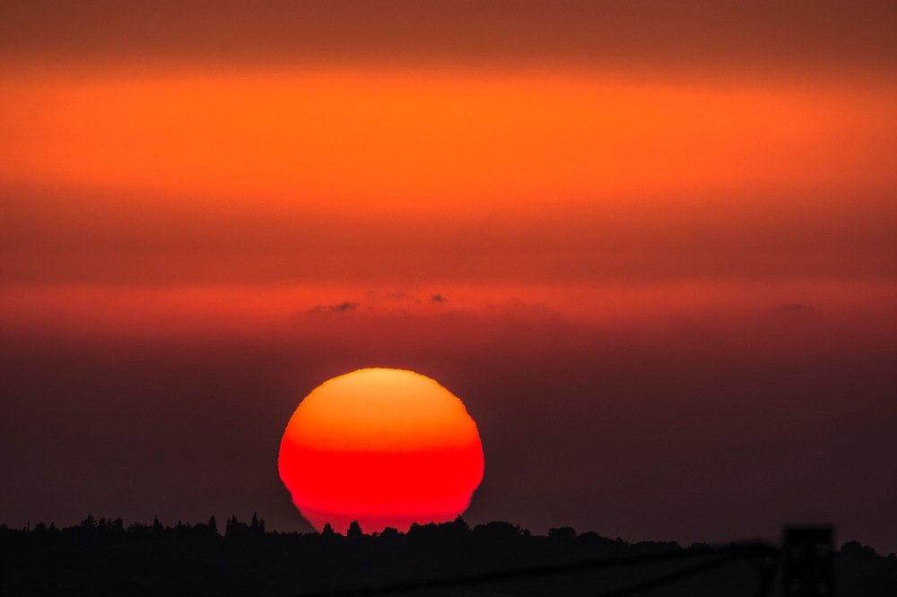 Sunset captured in Lebanon