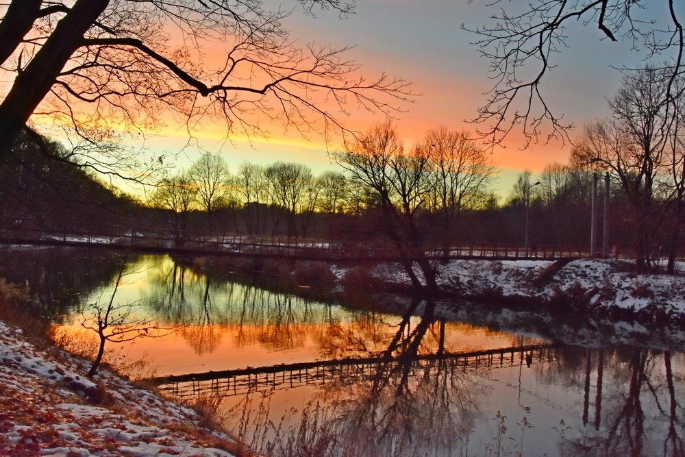 рождественский закат