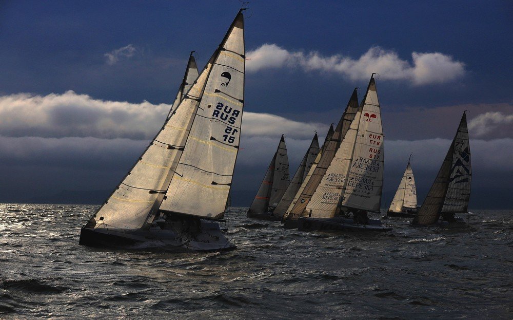 Парусная гонка в Амурском заливе
