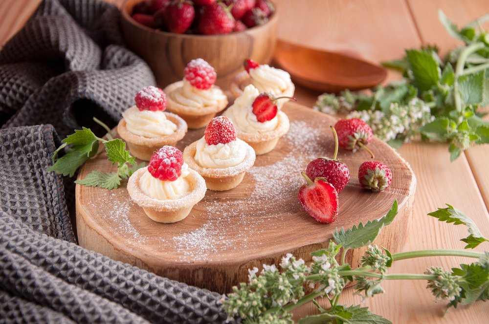 С малиной...