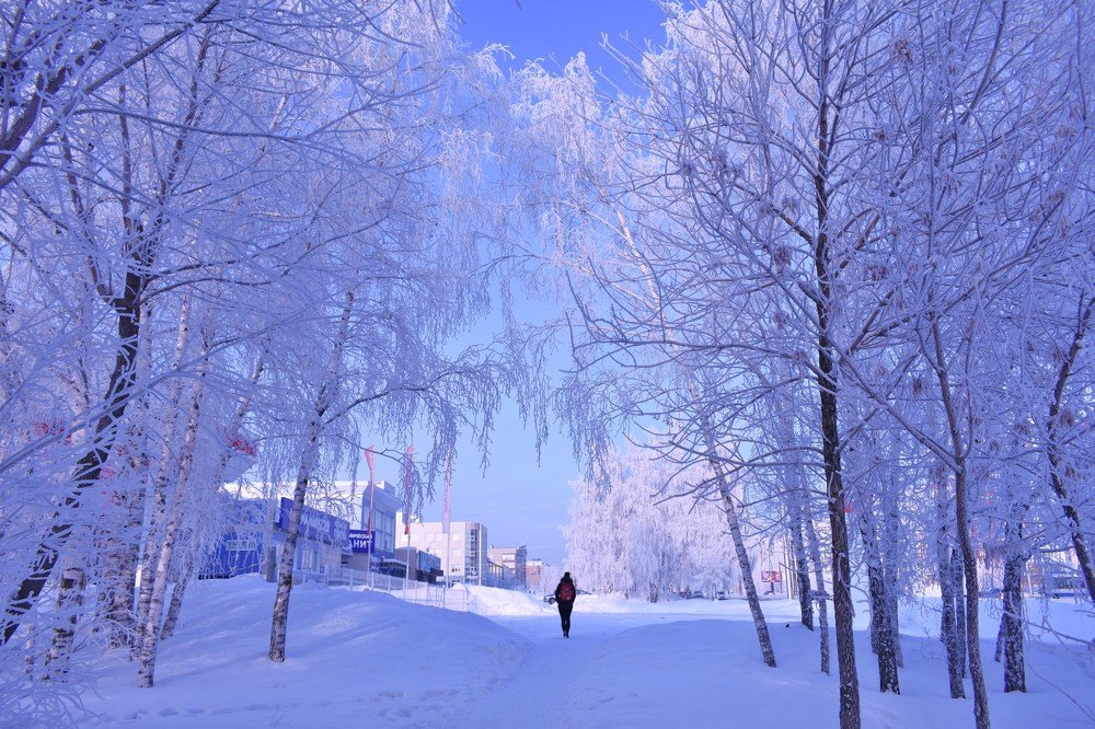 Dim haze of blue